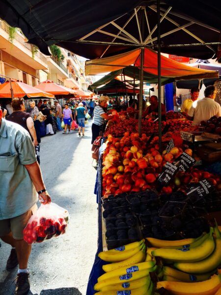 Athenian fresh food market