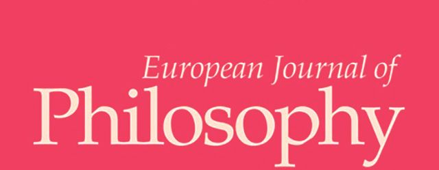 cyathens cyablog European Journal of Philosophy