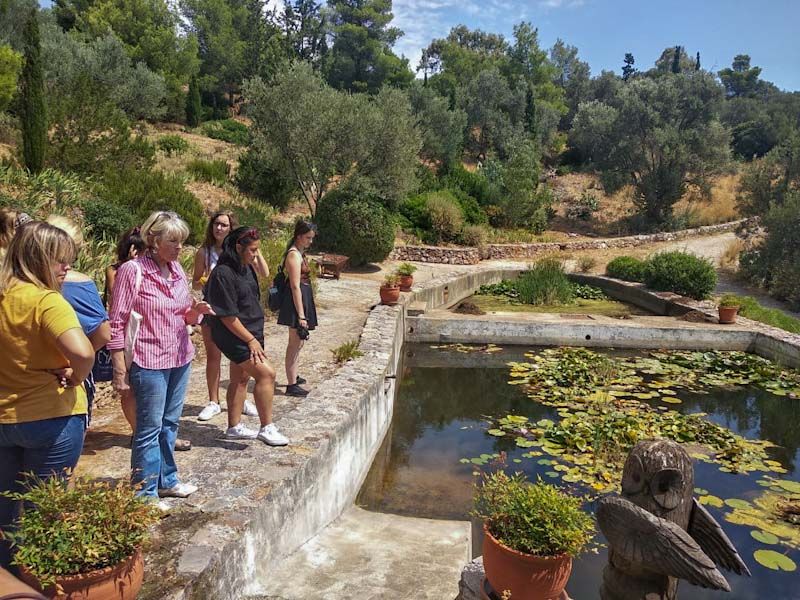 Class visits the Sparoza Mediterranean Garden Hadji SparozaGarden su19 2 edited