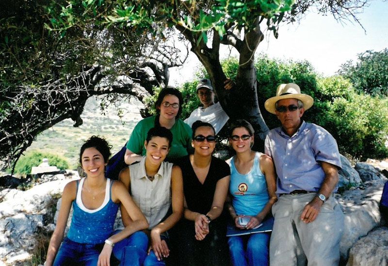 Alumni Spotlight: Stavroula (Vivian) Haritos, CYA Summer '03 Getting some shade at Akrotiri Santorini Haritos edited