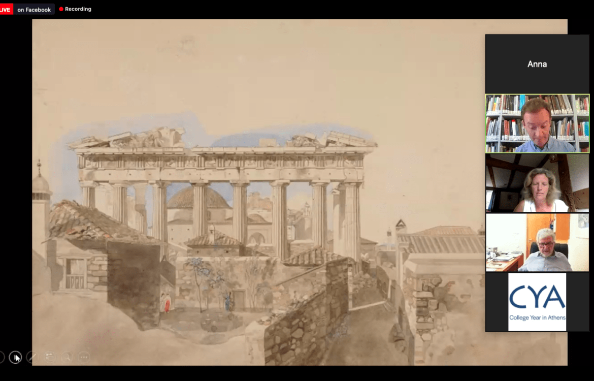 CYA Virtual Lecture Series: Travels to Athens from Cyriac to Baedeker Screen Shot 2020 07 08 at 7.24.58 PM