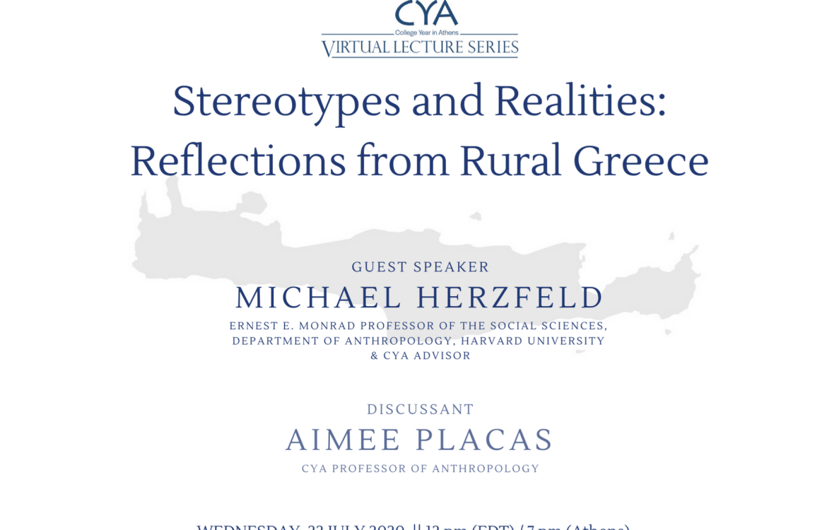 CYA Virtual Lecture Series: Stereotypes and Realities: Reflections from Rural Greece c81f2f87 a2f1 456f 89dd 201974ba55c9