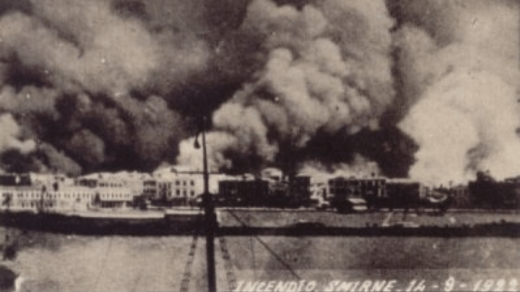 CYA Virtual Lecture Series: Smyrna, 1922: The End of a Cosmopolitan City  Kitroeff lecture smyrna burning
