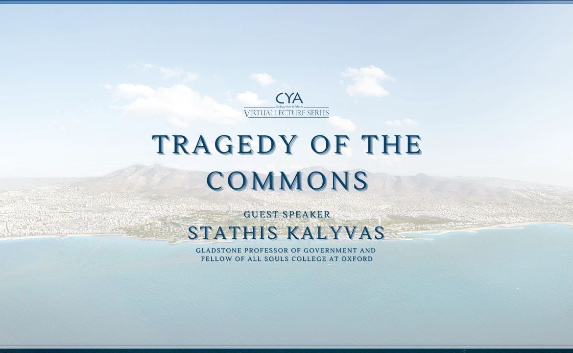 Virtual Lecture Series: Tragedy of the Commons with Prof. Stathis Kalyvas VLS 023 YOUTUBE