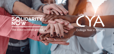 CYA and SolidarityNow Join Forces to Foster Cross-Cultural Understanding and Empower Young People blog banner 1053 × 542 px