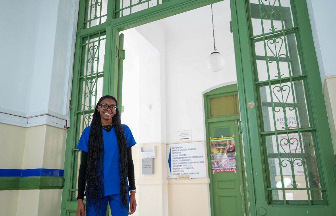 "I’m not just observing" - Makaya's shadowing experience at Andreas Syggros Hospital makayla