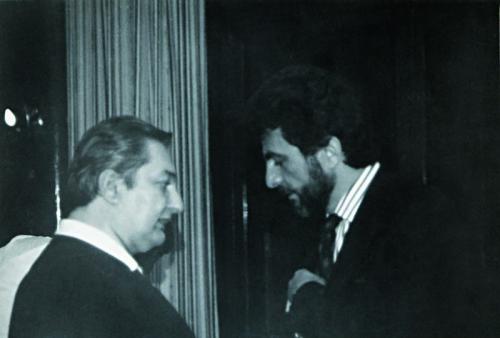 Panagiotis Zaronis with Alexis Phylactopoulos, 1987