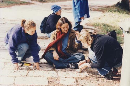 Students at the Delphi field trip, Fall 1999