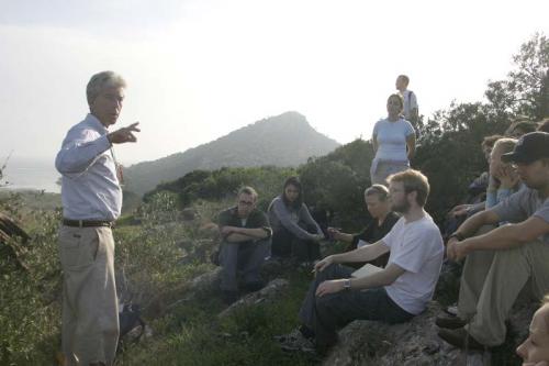 On a daytrip to Vravron and Sounion with Dr. Steven Diamant, Fall 2004